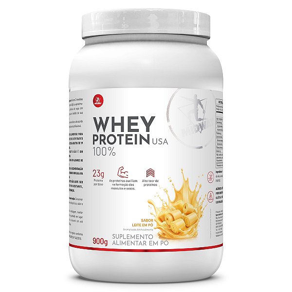 Whey Protein USA Leite em Pó 900g