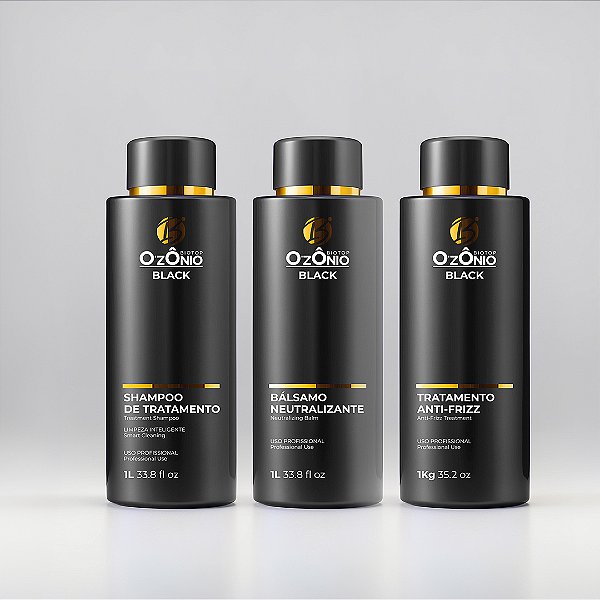 Kit Biotop Ozonio Black - 3 Passos