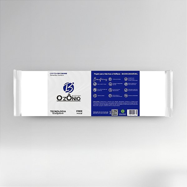 Biotop Ozonio Papel para Mechas Standard - 11x47cm c/ 120 Fls