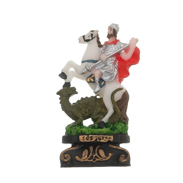 Imagem de São Jorge em resina - 7cm