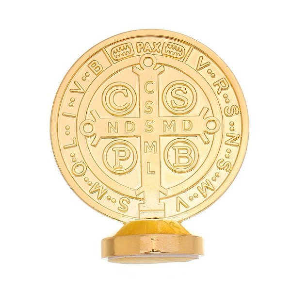 Medalha de São Bento para Carro - Dourada
