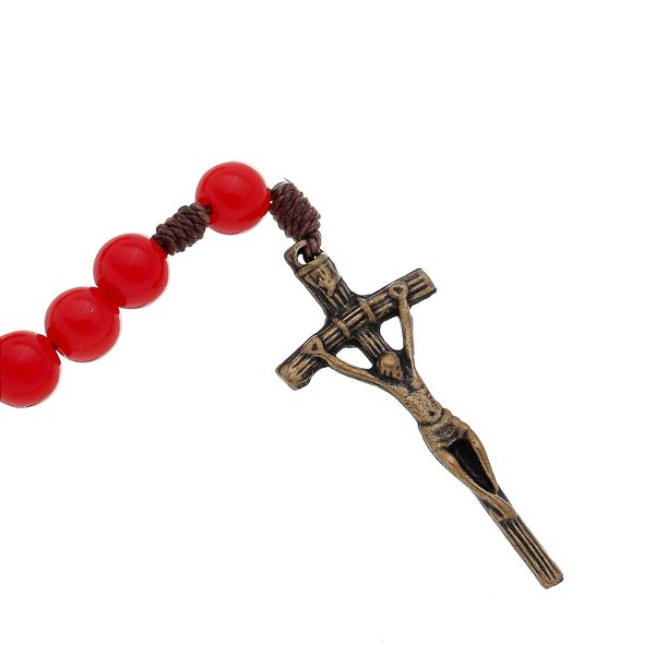 TERÇO DE SÃO JOÃO PAULO II - VERMELHO