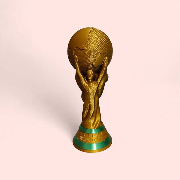 Taça Da Copa Do Mundo 25cm - Réplica Premium Impressão 3D Luxo