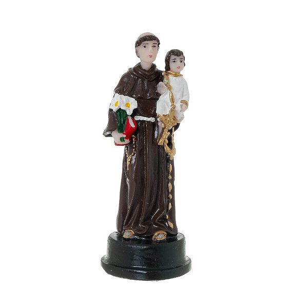 IMAGEM DE SANTO ANTÔNIO EM RESINA – 8,5CM
