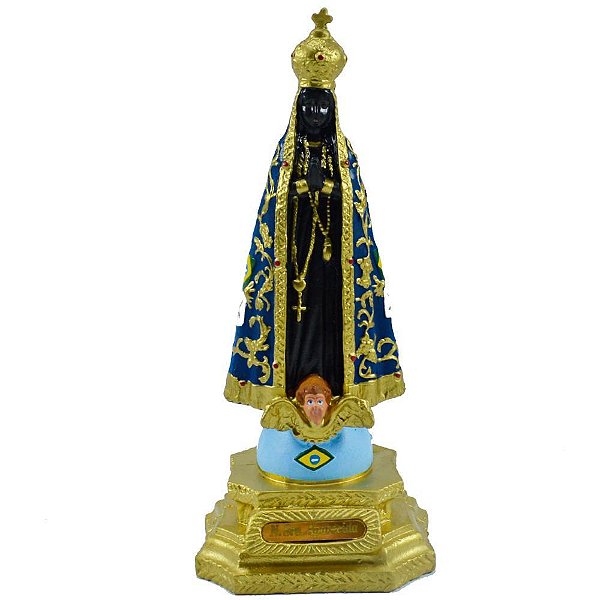IMAGEM DE NOSSA SENHORA APARECIDA 22 CM – INQUEBRÁVEL (LATÉX)