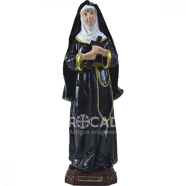 IMAGEM SANTA RITA DE CÁSSIA EM LÁTEX – 40CM