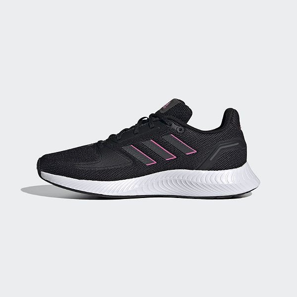adidas run falcon feminino rosa