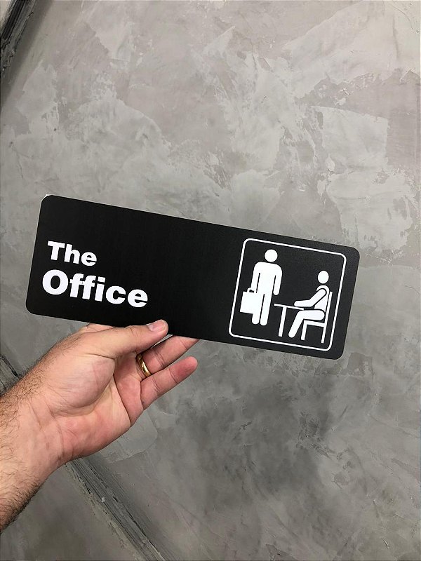 Placa Premium The Office Dunder Mifflin