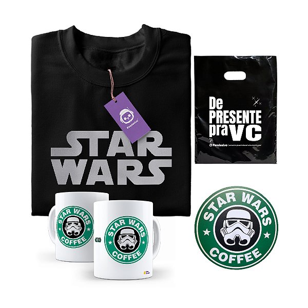 Kit Presente Geek Star Wars and Coffee