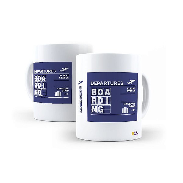 Caneca Boarding Aviação
