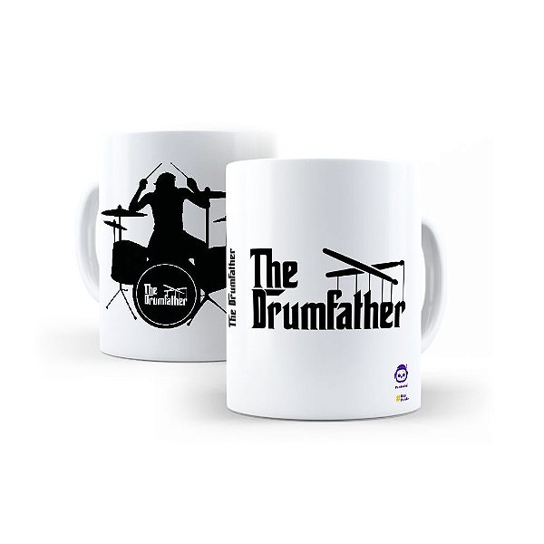 Caneca Baterista The Drumfather