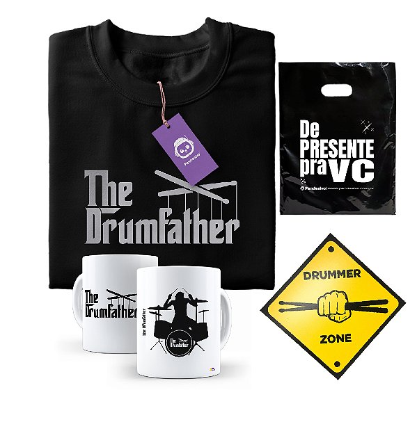 Kit Presente Baterista The Drumfather
