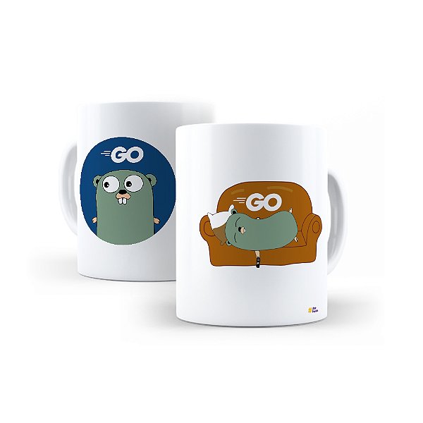 Caneca Programador Go Golang Devs