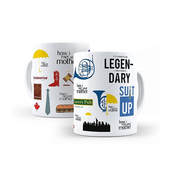 Caneca How I Met Your Mother Referencias
