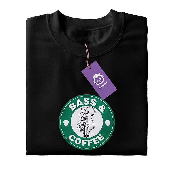 Camiseta Baixista Bass and Coffee