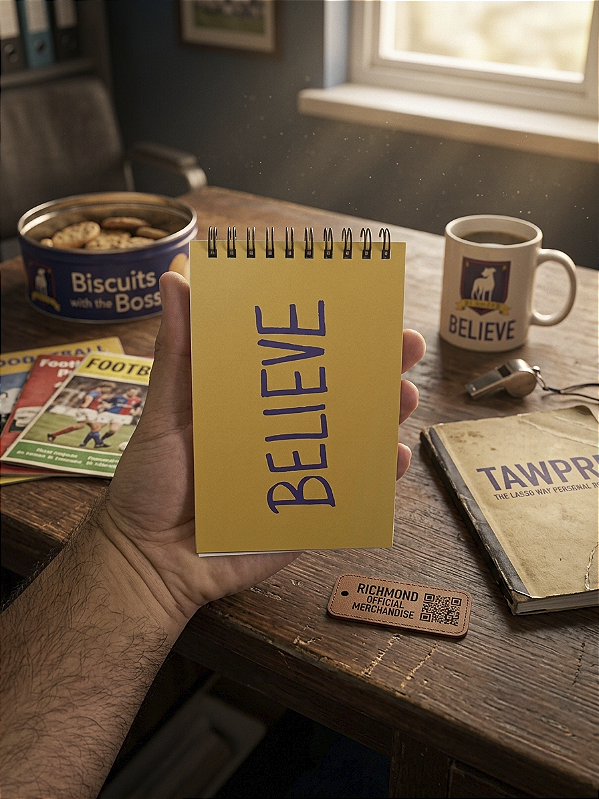 Bloco de Notas Believe da Série do Ted