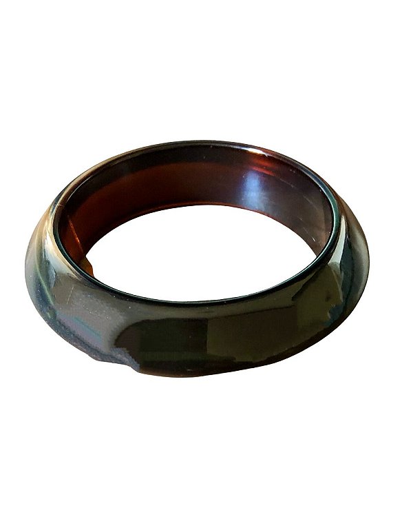Bracelete em Acrílico Marrom