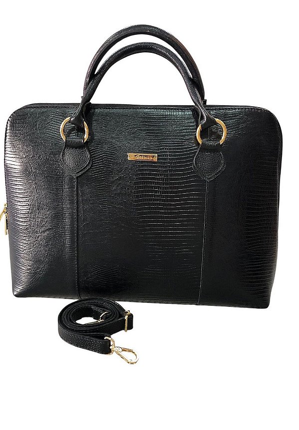 Pasta Executiva Notebook Feminina Couro