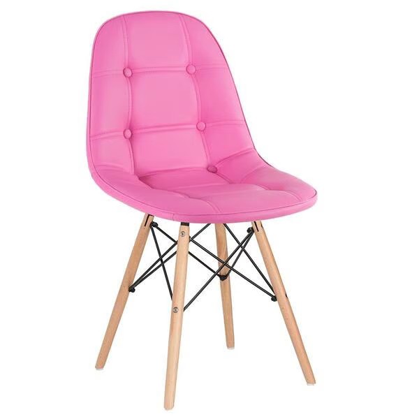 CADEIRA EAMES BOTONE ROSA