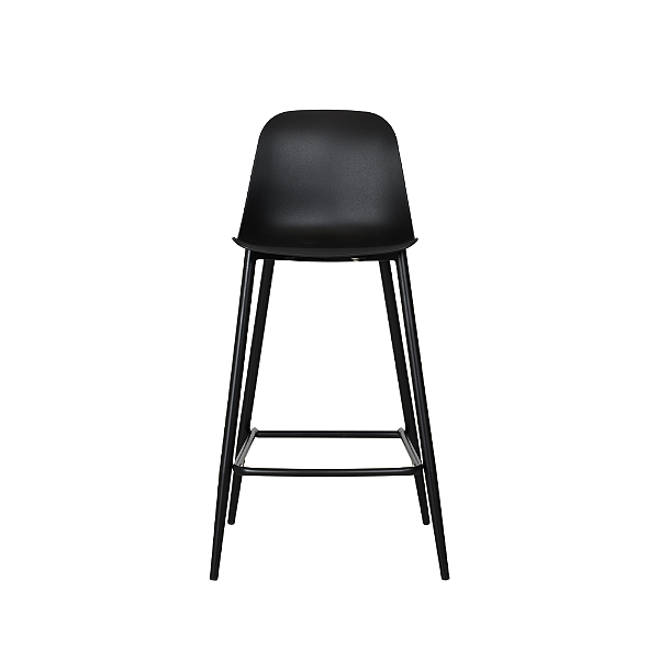 BANQUETA MIAMI ALTA. PRETO