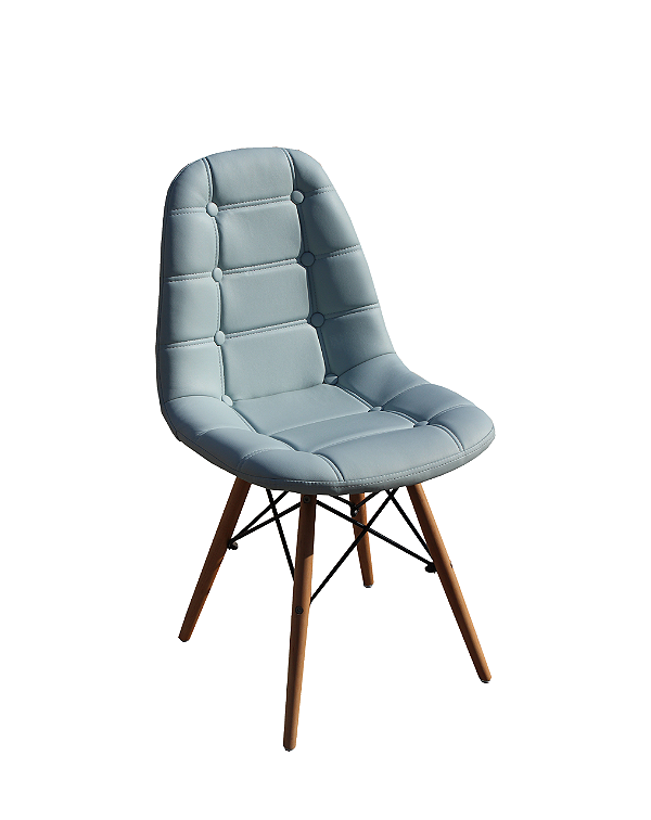 CADEIRA EAMES BOTONE AZUL CLARO