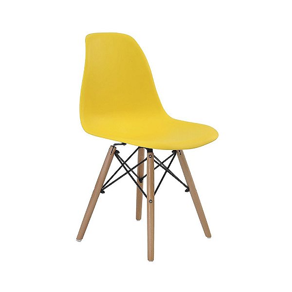 CADEIRA EAMES AMARELA