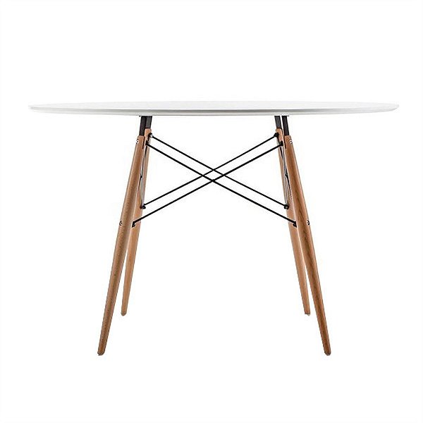 MESA EAMES MDF BRANCO 120CM