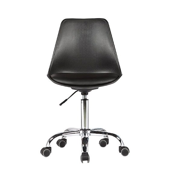 CADEIRA OFFICE EAMES PRETA