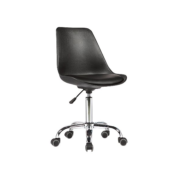 CADEIRA OFFICE EAMES PRETA