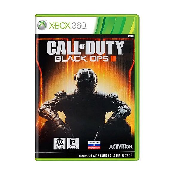 JOGO CALL OF DUTY: BLACK OPS 3 XBOX 360 USADO