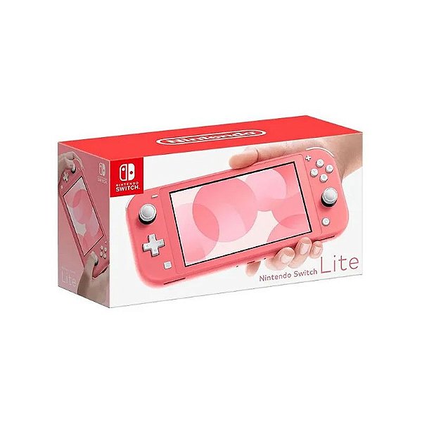 CONSOLE NINTENDO SWITCH LITE CORAL USADO