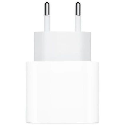 CARREGADOR DE PAREDE APPLE COM 1 SAÍDA USB-C 20W BRANCO NOVO