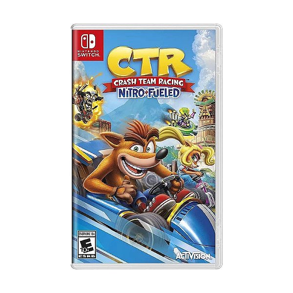 JOGO CRASH TEAM RACING NITRO-FUELED NINTENDO SWITCH NOVO