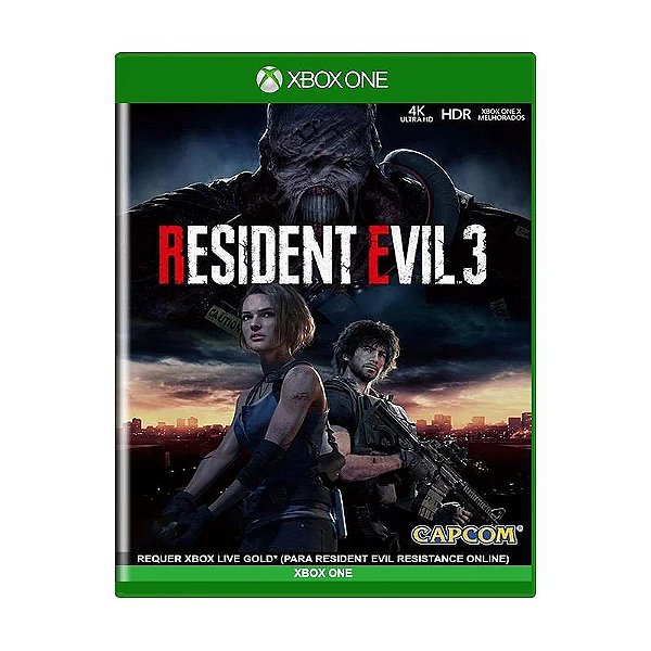 JOGO RESIDENT EVIL 3 XBOX ONE USADO