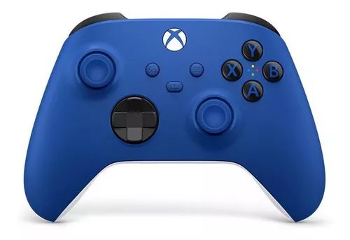 CONTROLE SEM FIO XBOX SHOCK BLUE SERIES S/X, ONE USADO
