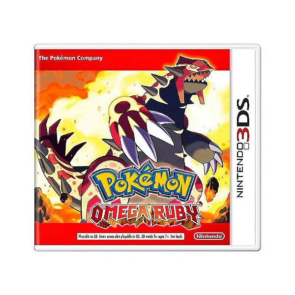 JOGO POKEMON OMEGA RUBY NINTENDO 3DS USADO