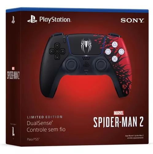 CONTROLE DUALSENSE SPIDER-MAN 2 PS5 NOVO