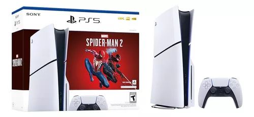 CONSOLE MIDIA FISICA PLAYSTATION 5 SLIM: BUNDLE SPIDER-MAN 2 NOVO