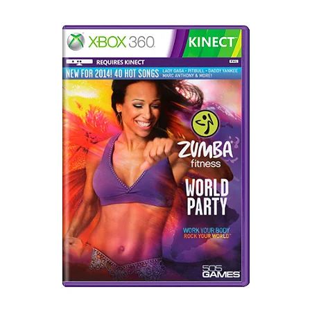 JOGO ZUMBA FITNESS: WORLD PARTY XBOX 360 USADO