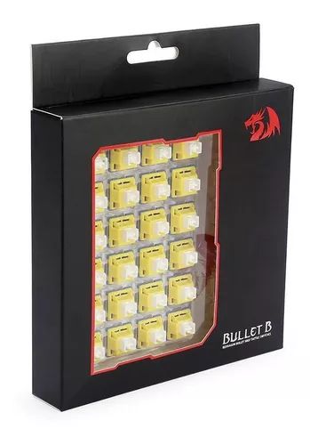 SWITCH PARA TECLADO MECANICO TACTILE KIT COM 24 MODELO BULLET B NOVO