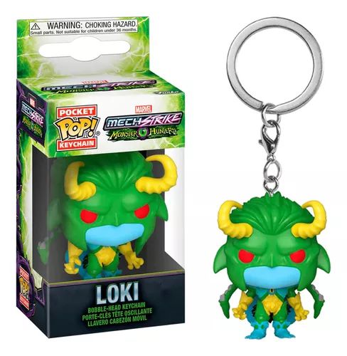 FUNKO POP! CHAVEIRO MONTER HUNTERS: LOKI NOVO