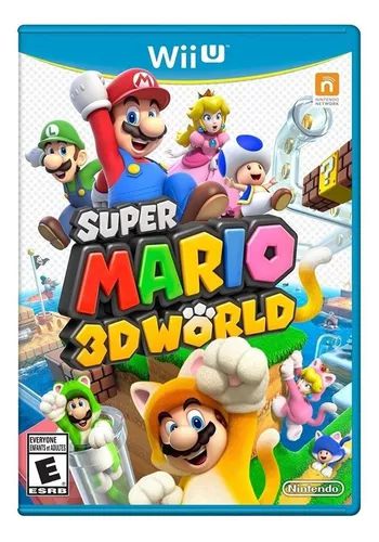 JOGO SUPER MARIO 3D WORLD NINTENDO WII U USADO