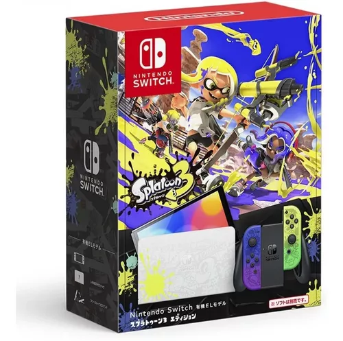 CONSOLE NINTENDO SWITCH OLED SPLATOON 3 USADO