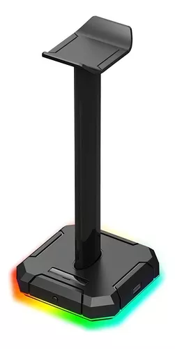 SUPORTE REDRAGON PARA HEADSET SCEPTER RGB PRO PRETO NOVO