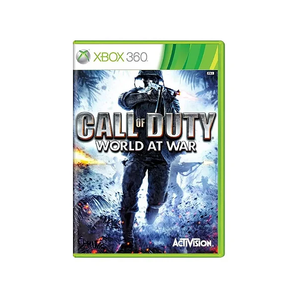 JOGO CALL OF DUTY: WORLD AT WAR XBOX 360 USADO