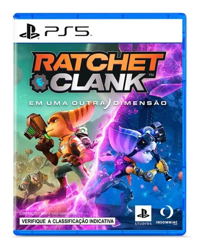 JOGO RATCHET CLANK: EM UMA OUTRA DIMENSÃO PS5 NOVO