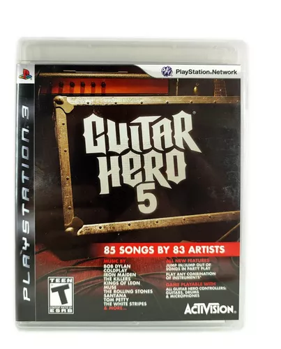 JOGO GUITAR HERO 5 PS3 USADO
