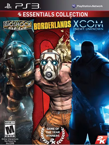 JOGO ESSENTIALS COLLECTION: BIOSHOCK/BORDERLANDS/XCOM:ENEMY UNKNOWN PS3 USADO