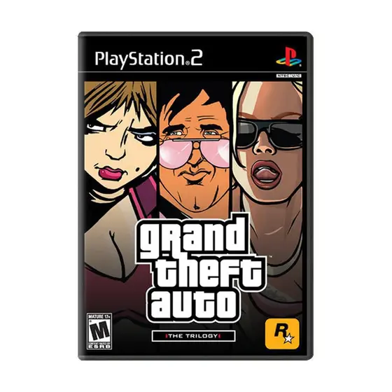 JOGO GTA TRILOGIA PS2 USADO
