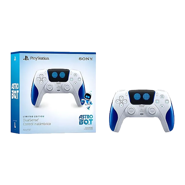 CONTROLE DUALSENSE EDIÇÃO ASTRO BOT NOVO